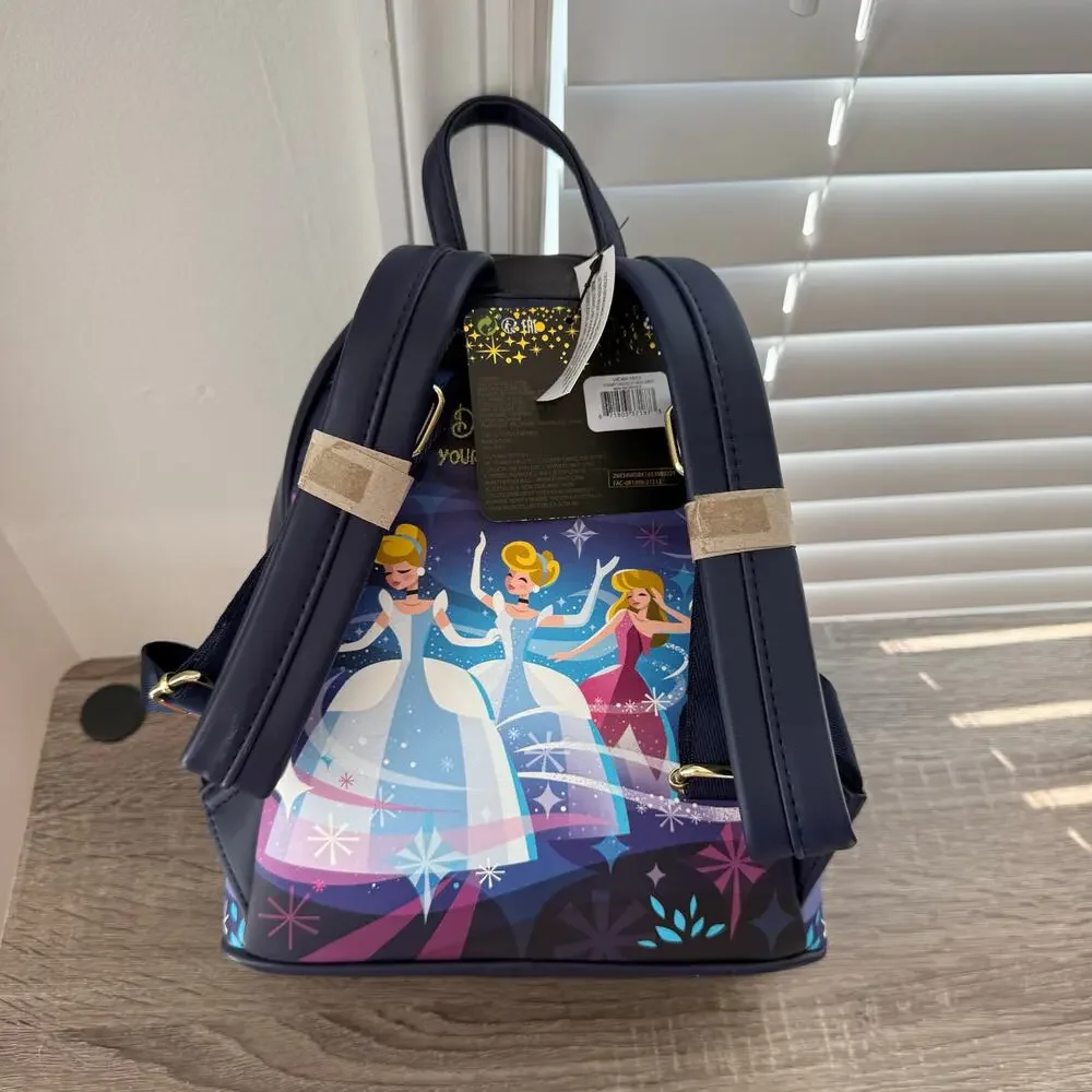 NWT Loungefly Disney Cinderella Castle Series Mini Backpack 3D Carriage